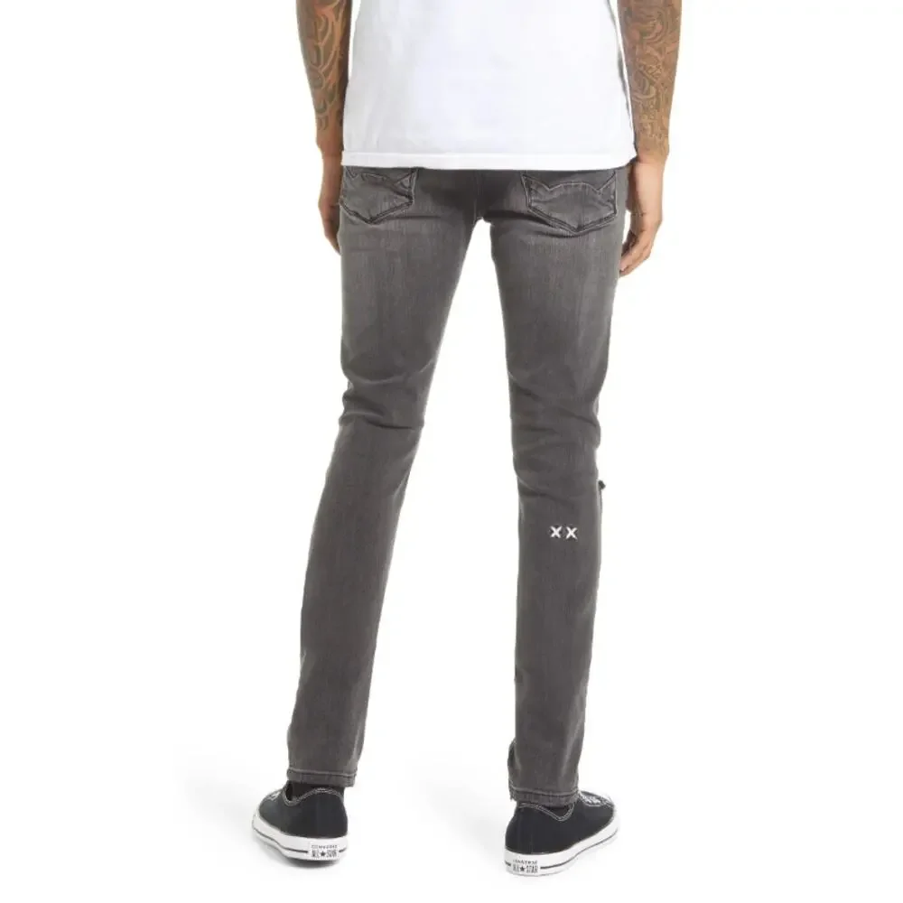 Cult of Individuality Punk Distressed Super Skinny Jeans Men's